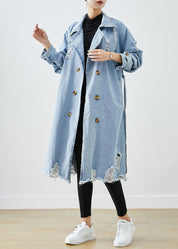 Women's winter stylish denim coat - Izabella