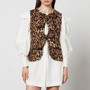 Leopard Spring Gilet - Cora