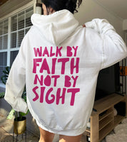 Trendy hoodie with Faith print - Lyric