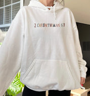 Trendy hoodie with Faith print - Lyric