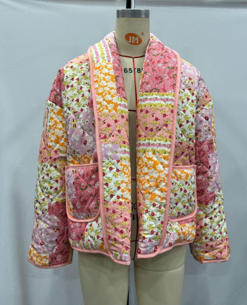 Fashionable elegant jacket with print - Amira