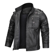 Elegant leather jacket - Crew