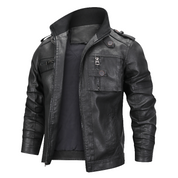 Elegant leather jacket - Crew