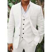 Men's stylish fit 3-piece suit - Emilio