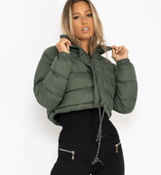 Stylish short puffer jacket - Gabriela