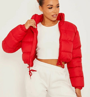 Stylish short puffer jacket - Gabriela