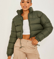 Stylish short puffer jacket - Gabriela