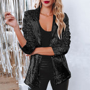 Stylish blazer with sequins - Josephine