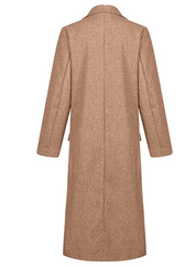 Long wool coat with buttons - Jimena