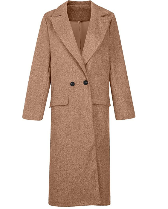 Long wool coat with buttons - Jimena