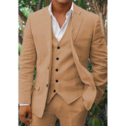 Men's stylish fit 3-piece suit - Emilio