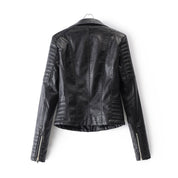 Leather motorbike jacket - Aurelia