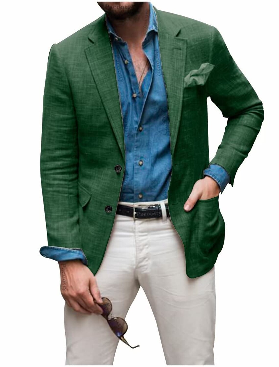 Men's stylish linen blazer - Lorenzo