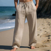 Loose linen trousers for men - Jose