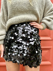 Stylish sequins mini skirt - Sarah