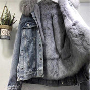 Trendy lined denim jacket - Zane