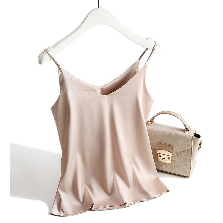 Satin tank top for women - Lucia