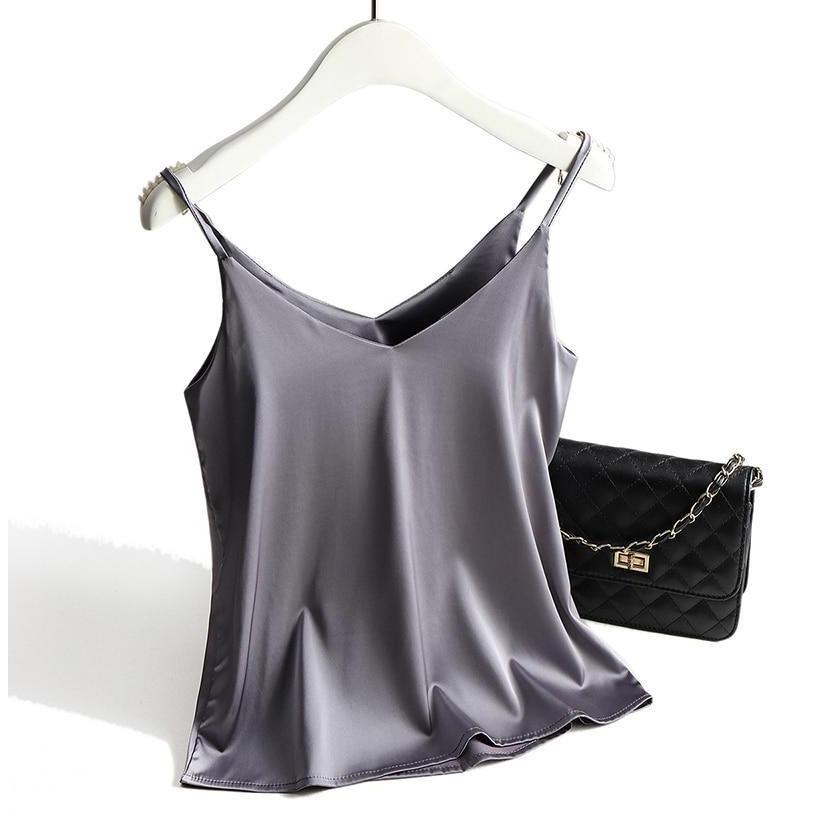 Satin tank top for women - Lucia