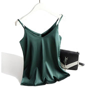 Satin tank top for women - Lucia