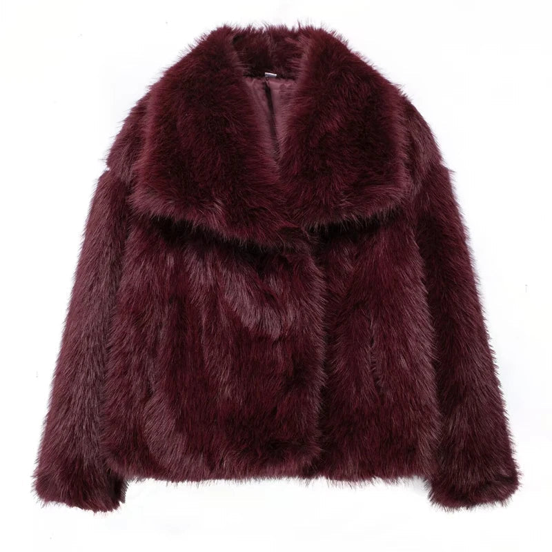 Soft fur jacket for women - Alyssa