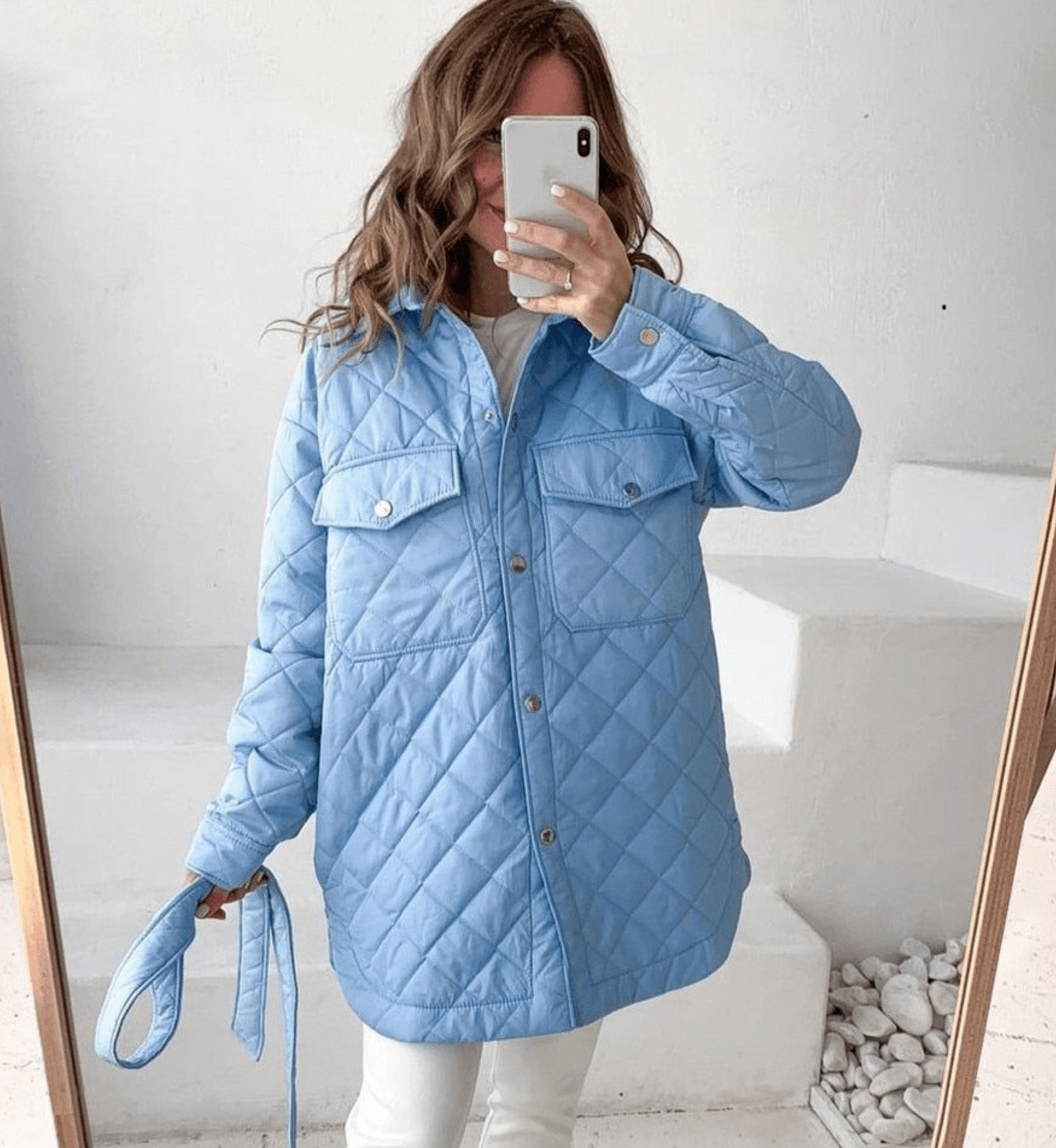 Fashionable oversized jacket - Makayla