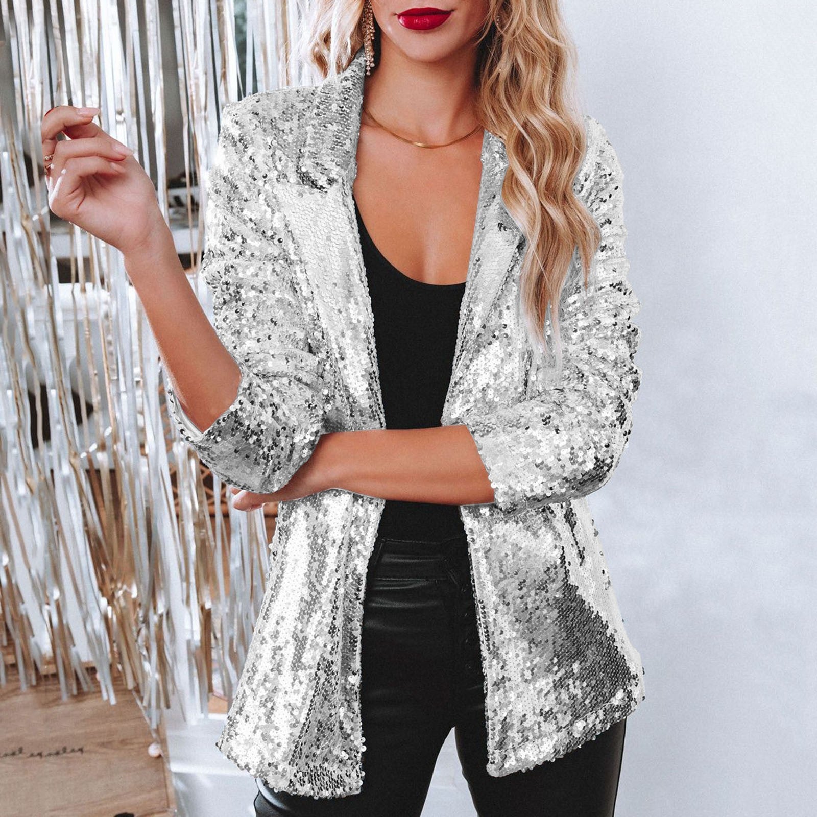 Stylish blazer with sequins - Josephine