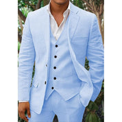 Men's stylish fit 3-piece suit - Emilio